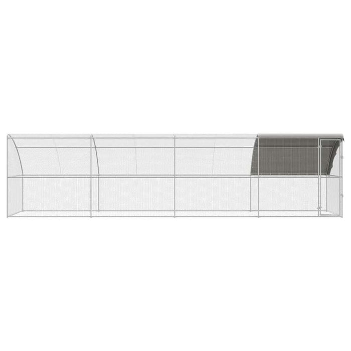 Cușcă pentru pui Argintiu 800 x 200 x 198.5 cm Oțel galvanizat - WALTI WALTI