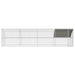 Cușcă pentru pui Argintiu 800 x 200 x 198.5 cm Oțel galvanizat - WALTI WALTI