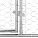 Cușcă pentru câini 2 pcs Argintiu 4 x 2 x 2 m Oțel galvanizat - WALTI WALTI