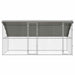 Cușcă pentru câini 2 pcs Argintiu 4 x 2 x 2 m Oțel galvanizat - WALTI WALTI