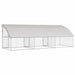 Cușcă pentru câini 3 pcs Argintiu 6 x 2 x 2 m Oțel galvanizat - WALTI WALTI