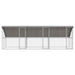 Cușcă pentru câini 3 pcs Argintiu 6 x 2 x 2 m Oțel galvanizat - WALTI WALTI