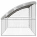 Cușcă pentru câini 2 pcs Argintiu 4 x 2 x 2 m Oțel galvanizat - WALTI WALTI