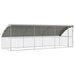 Cușcă pentru câini 3 pcs Argintiu 6 x 2 x 2 m Oțel galvanizat - WALTI WALTI
