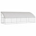 Cușcă pentru câini 3 pcs Argintiu 6 x 2 x 2 m Oțel galvanizat - WALTI WALTI