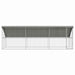 Cușcă pentru câini 3 pcs Argintiu 6 x 2 x 2 m Oțel galvanizat - WALTI WALTI