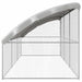 Cușcă pentru câini 3 pcs Argintiu 6 x 2 x 2 m Oțel galvanizat - WALTI WALTI
