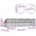 Cușcă pentru câini 4 pcs Argintiu 8 x 2 x 2 m Oțel galvanizat - WALTI WALTI