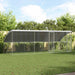 Cușcă pentru câini 3 pcs Argintiu 6 x 2 x 2 m Oțel galvanizat - WALTI WALTI