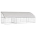 Cușcă pentru câini 3 pcs Argintiu 6 x 2 x 2 m Oțel galvanizat - WALTI WALTI