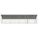Cușcă pentru câini 4 pcs Argintiu 8 x 2 x 2 m Oțel galvanizat - WALTI WALTI