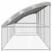 Cușcă pentru câini 4 pcs Argintiu 8 x 2 x 2 m Oțel galvanizat - WALTI WALTI