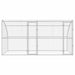 Cușcă pentru câini 2 pcs Argintiu 4 x 2 x 2 m Oțel galvanizat - WALTI WALTI