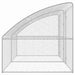 Cușcă pentru câini 2 pcs Argintiu 4 x 2 x 2 m Oțel galvanizat - WALTI WALTI