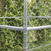 Cușcă pentru câini 3 pcs Argintiu 6 x 2 x 2 m Oțel galvanizat - WALTI WALTI