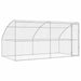 Cușcă pentru câini 2 pcs Argintiu 4 x 2 x 2 m Oțel galvanizat - WALTI WALTI