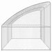 Cușcă pentru câini 2 pcs Argintiu 4 x 2 x 2 m Oțel galvanizat - WALTI WALTI