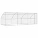 Cușcă pentru câini 3 pcs Argintiu 6 x 2 x 2 m Oțel galvanizat - WALTI WALTI