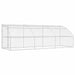 Cușcă pentru câini 3 pcs Argintiu 6 x 2 x 2 m Oțel galvanizat - WALTI WALTI