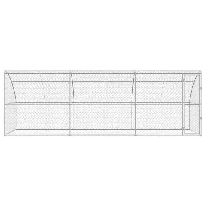Cușcă pentru câini 3 pcs Argintiu 6 x 2 x 2 m Oțel galvanizat - WALTI WALTI