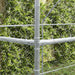 Cușcă pentru câini 4 pcs Argintiu 8 x 2 x 2 m Oțel galvanizat - WALTI WALTI