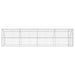Cușcă pentru câini 4 pcs Argintiu 8 x 2 x 2 m Oțel galvanizat - WALTI WALTI