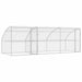 Cușcă pentru câini 3 pcs Argintiu 6 x 2 x 2 m Oțel galvanizat - WALTI WALTI
