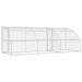 Cușcă pentru câini 3 pcs Argintiu 6 x 2 x 2 m Oțel galvanizat - WALTI WALTI