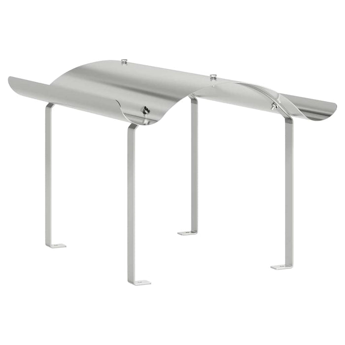 Capac pentru Șemineu Argintiu 59.5 x 50 x 36.5 cm - WALTI WALTI