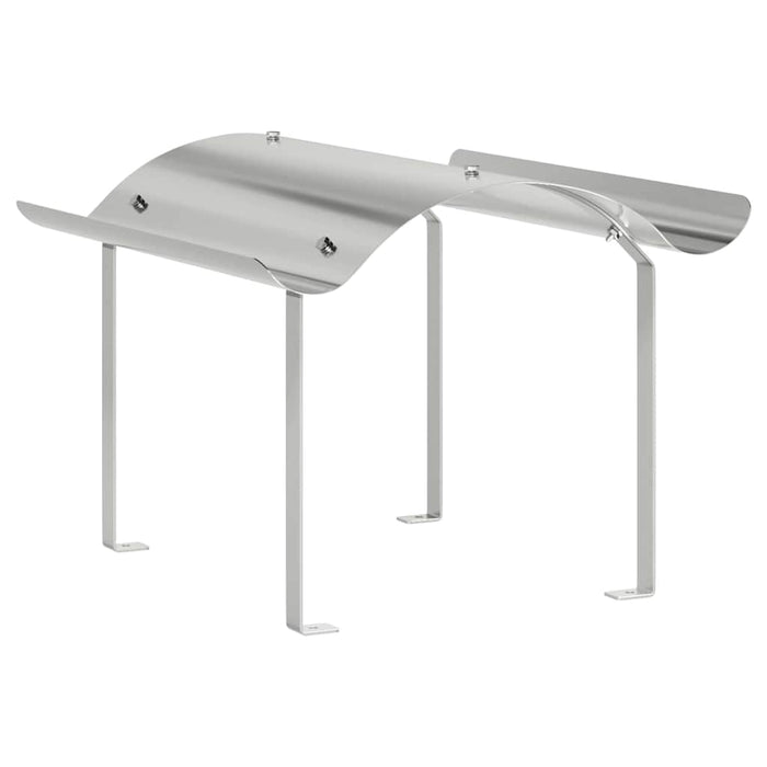 Capac pentru Șemineu Argintiu 59.5 x 50 x 36.5 cm - WALTI WALTI