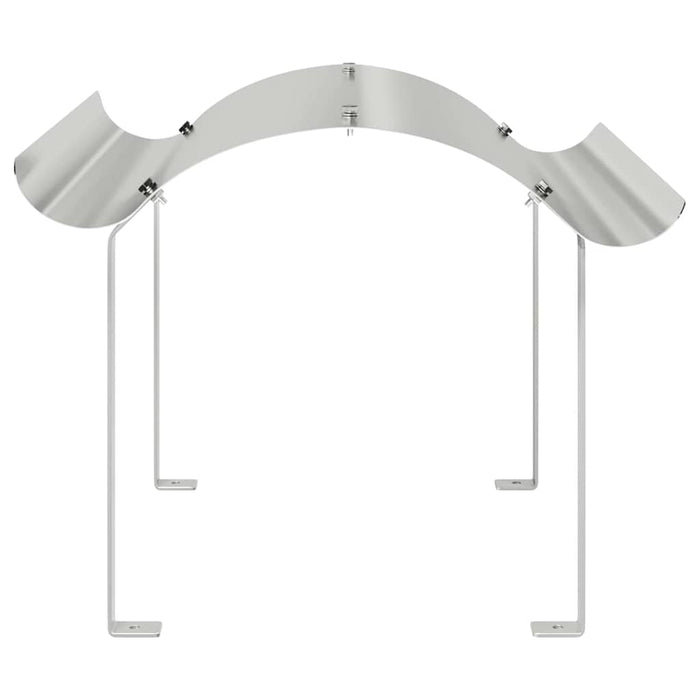 Capac pentru Șemineu Argintiu 59.5 x 50 x 36.5 cm - WALTI WALTI