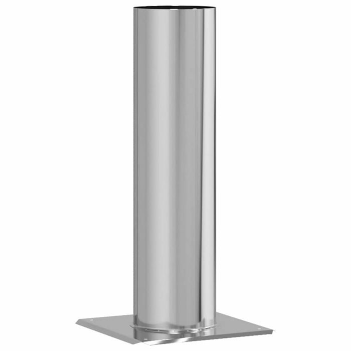 Extensie pentru Capac de Semineu Argintiu 24 x 24 x 50 cm - WALTI WALTI