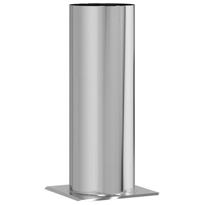 Extensie pentru Capac de Semineu Argintiu 29 x 29 x 50 cm - WALTI WALTI