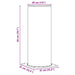 Extensie pentru Capac de Semineu Argintiu 31 x 31 x 50 cm - WALTI WALTI