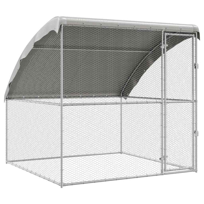 Cușcă pentru pui Argintiu 2 x 2 x 2 m Oțel Galvanizat - WALTI WALTI