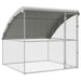 Cușcă pentru pui Argintiu 2 x 2 x 2 m Oțel Galvanizat - WALTI WALTI