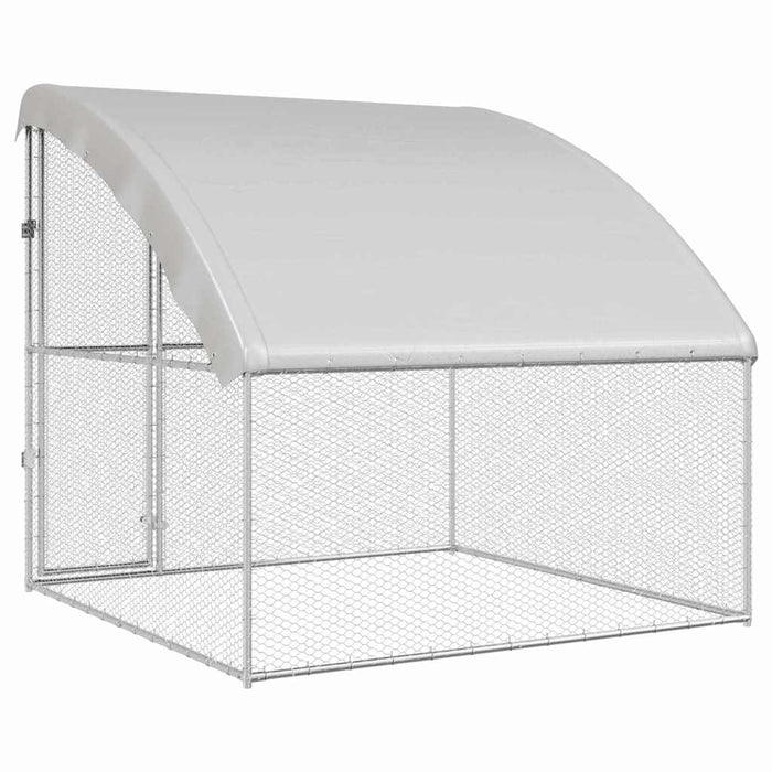 Cușcă pentru pui Argintiu 2 x 2 x 2 m Oțel Galvanizat - WALTI WALTI