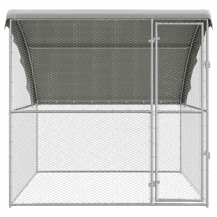 Cușcă pentru pui Argintiu 2 x 2 x 2 m Oțel Galvanizat - WALTI WALTI