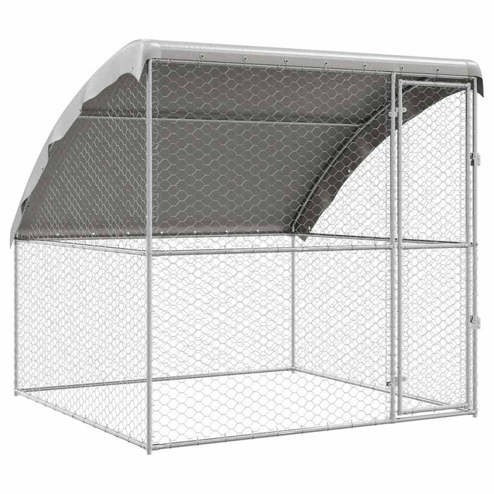 Cușcă pentru câini Argintiu 2 x 2 x 2 m Oțel galvanizat WALTI