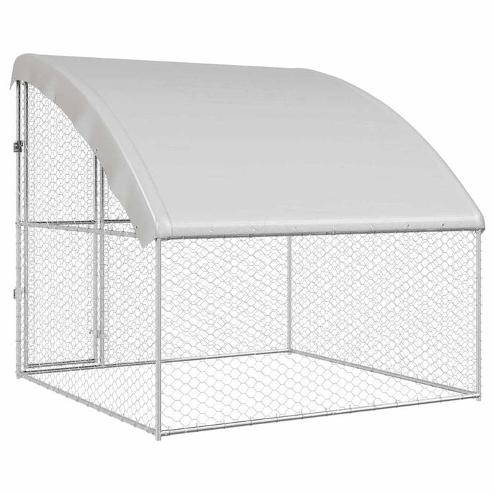 Cușcă pentru câini Argintiu 2 x 2 x 2 m Oțel galvanizat WALTI