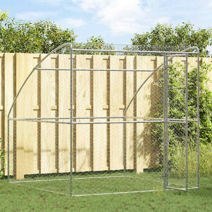 Cușcă pentru câini Argintiu 2 x 2 x 2 m Oțel galvanizat - WALTI WALTI