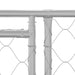 Cușcă pentru câine Argintiu 200 x 200 x 200 cm Oțel Galvanizat - WALTI WALTI