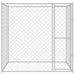 Cușcă pentru câine Argintiu 200 x 200 x 200 cm Oțel Galvanizat - WALTI WALTI