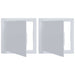 Panouri de acces 2 pcs Alb 15 x 15 x 2 cm Plastic ABS - WALTI WALTI