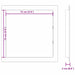 Panouri de acces 2 pcs Alb 15 x 15 x 2 cm Plastic ABS - WALTI WALTI