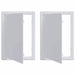 Panouri de acces 2 pcs Alb 23 x 15 x 2 cm Plastic ABS - WALTI WALTI