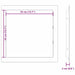 Panouri de acces Alb 41 x 41 x 2 cm Plastic ABS - WALTI WALTI