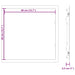 Panouri de acces Manual Alb 44 x 44 x 2.5 cm Plastic ABS - WALTI WALTI