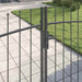 Poartă Dublă cu blocare Gri 299,5 x 174,5 cm Oțel - WALTI WALTI