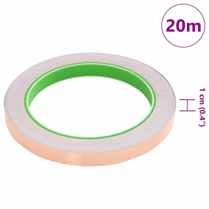 Bandă din cupru dublă față Cupru 2000 x 1 cm Cupru - WALTI WALTI